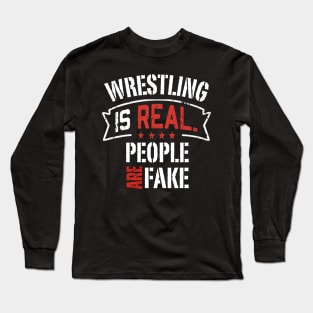 Funny Wrestling Long Sleeve T-Shirt